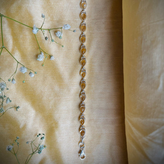Teardrop Citrine Bracelet