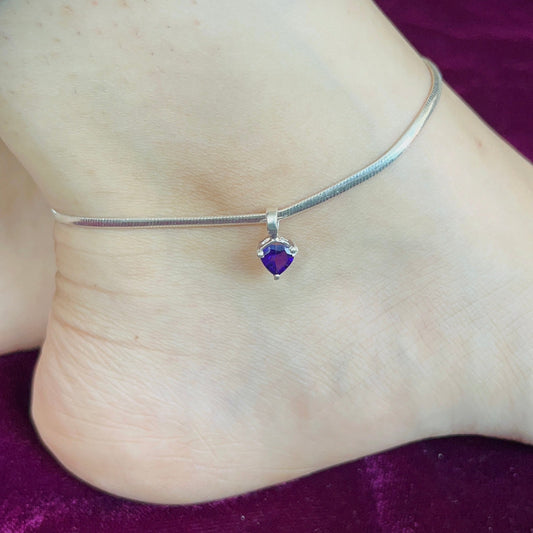 Saya Charm Flat Snake Anklet