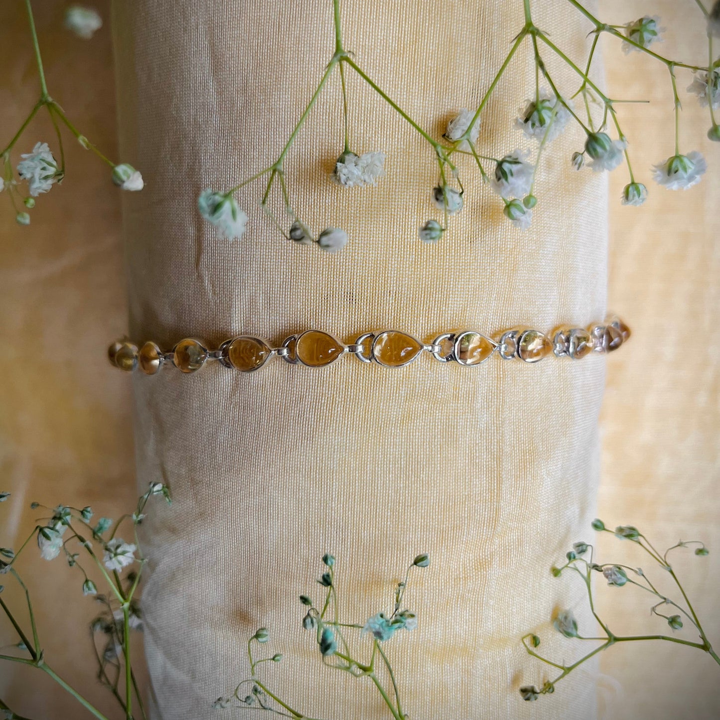 Teardrop Citrine Bracelet