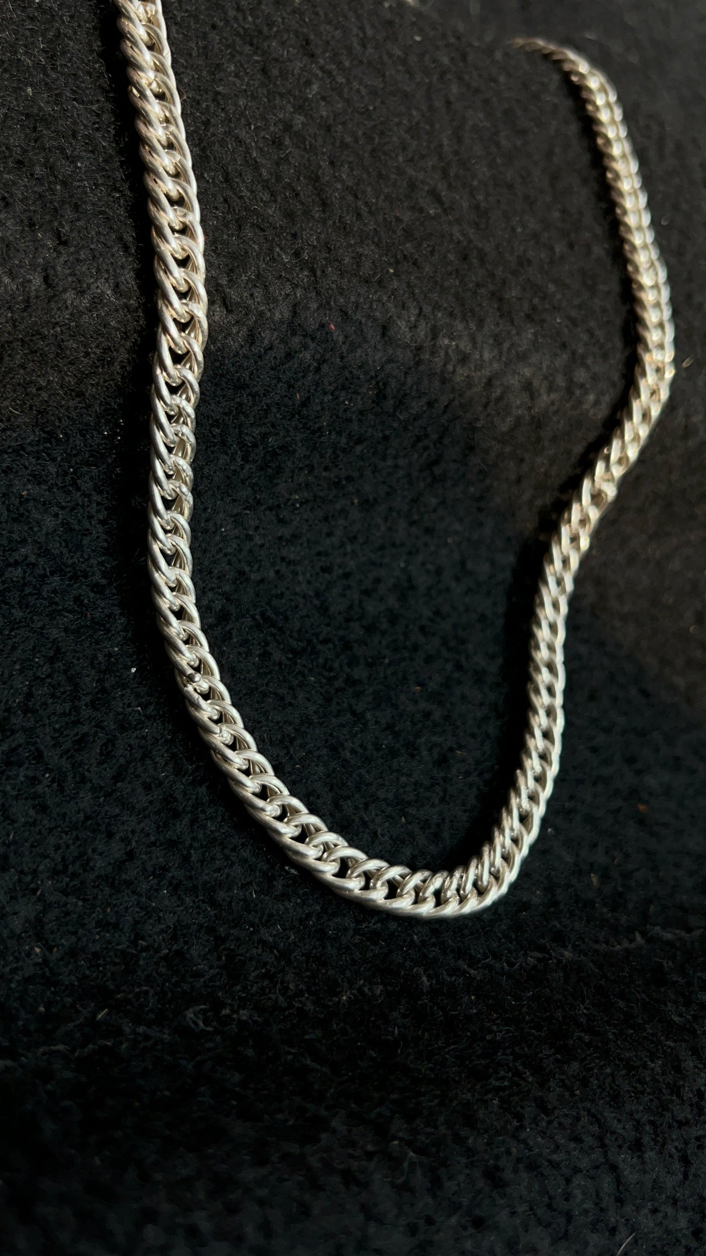 Cub Curb Silver Chain