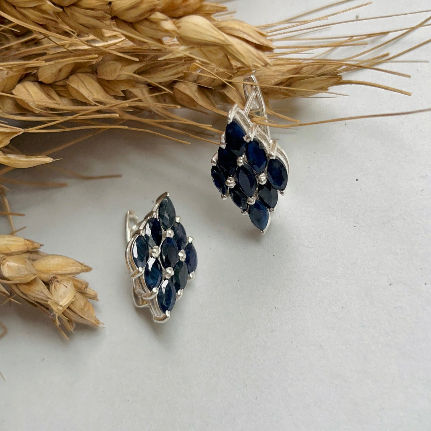 Shasha Blue Sapphire Earring