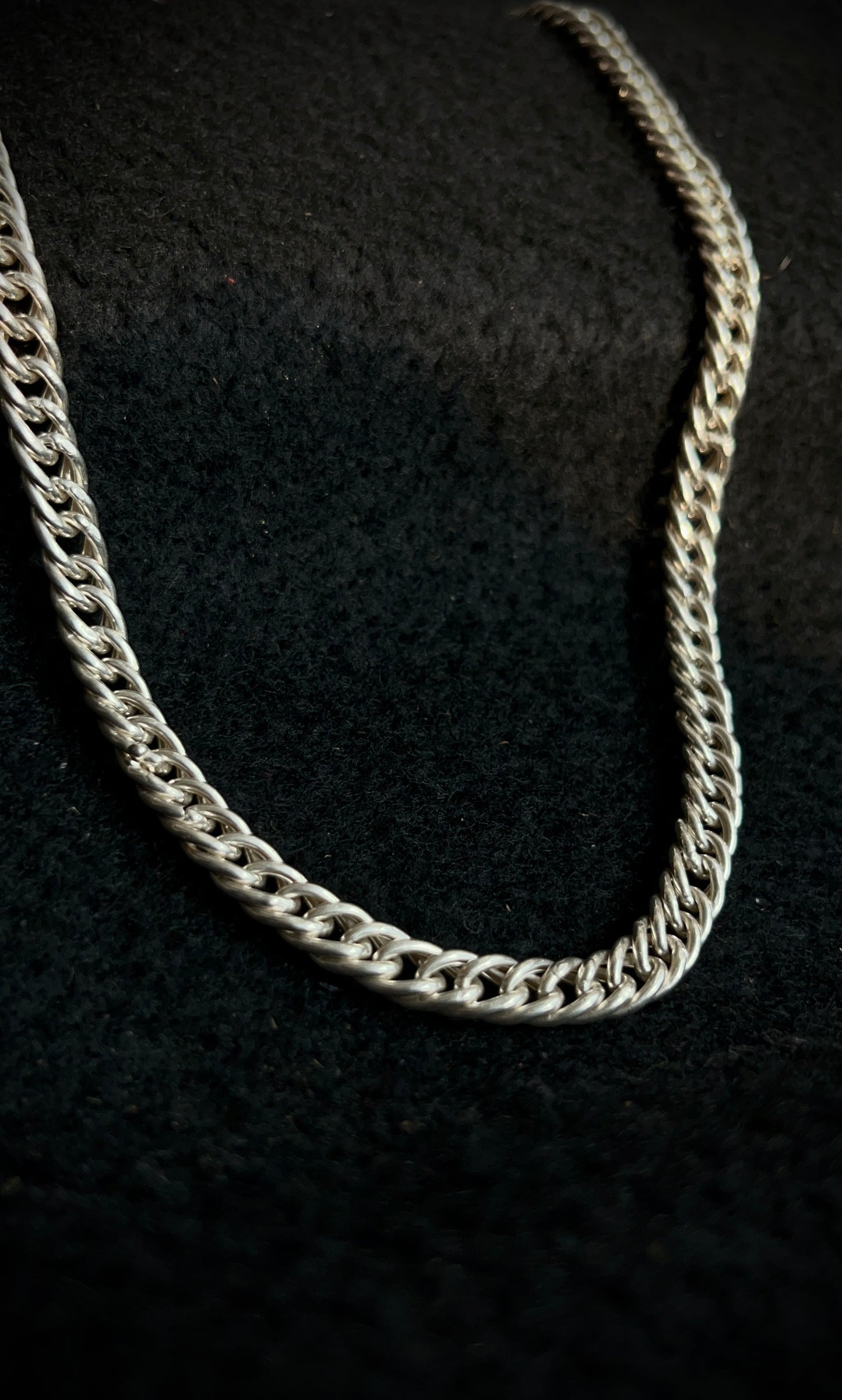 Cub Curb Silver Chain