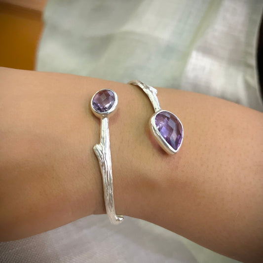 Tyrian Amethyst Cuff