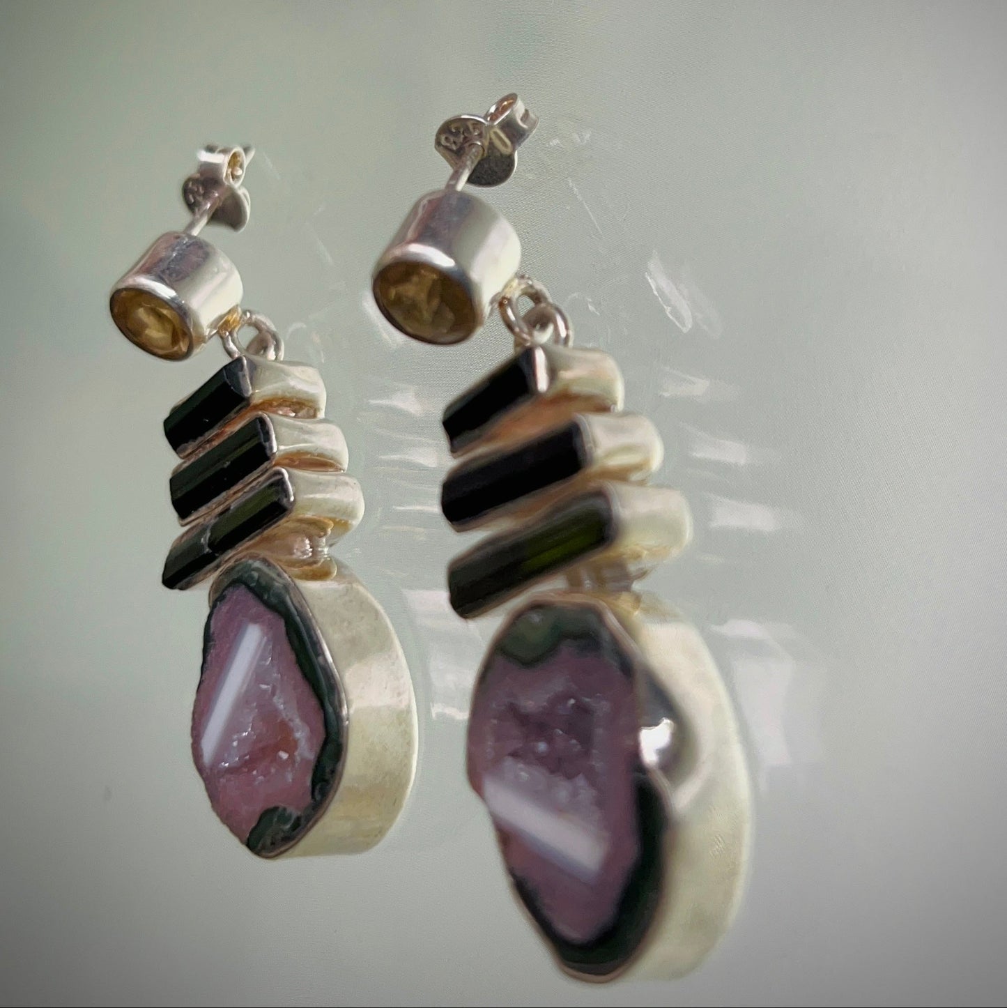 Agate Druzzy Dangler