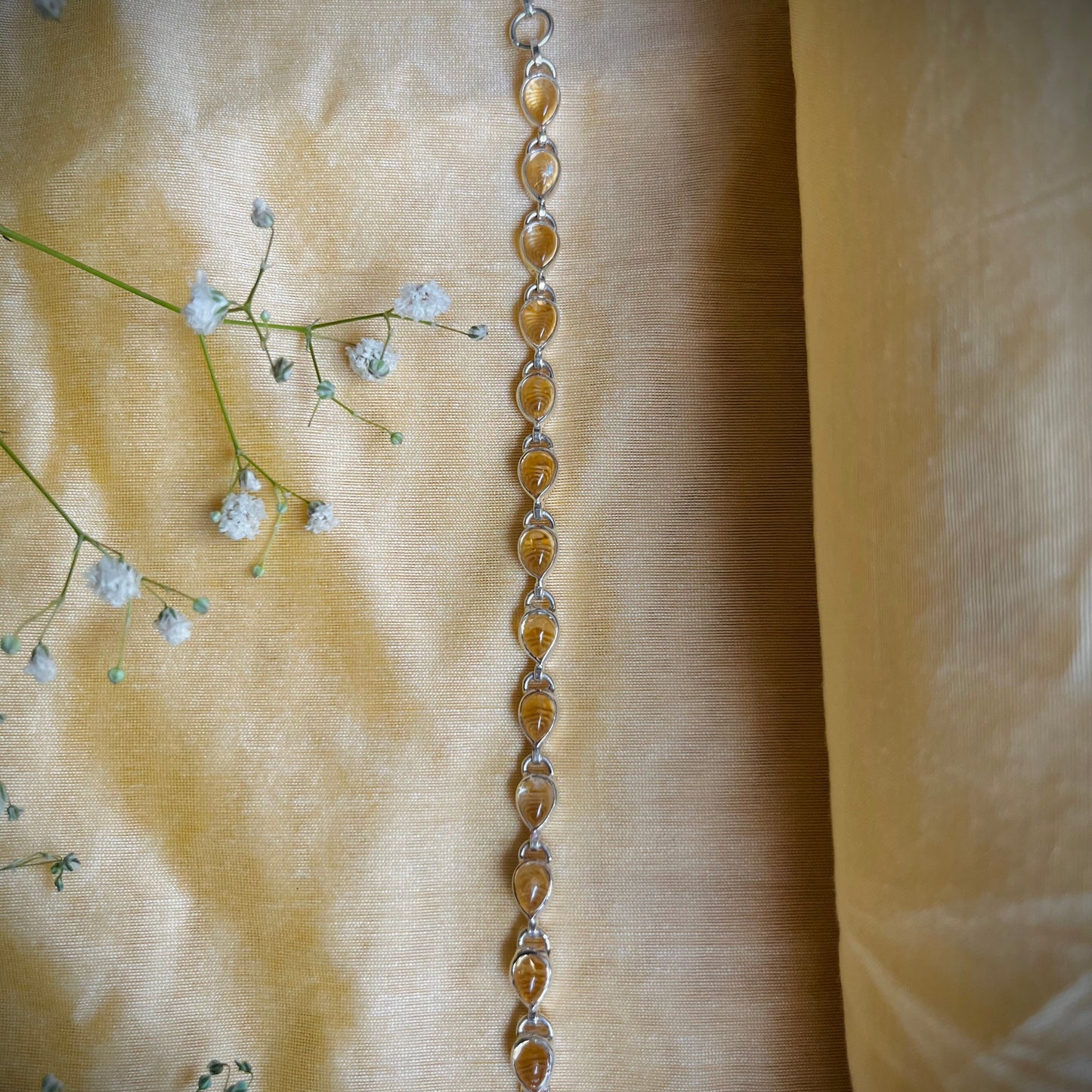 Teardrop Citrine Bracelet