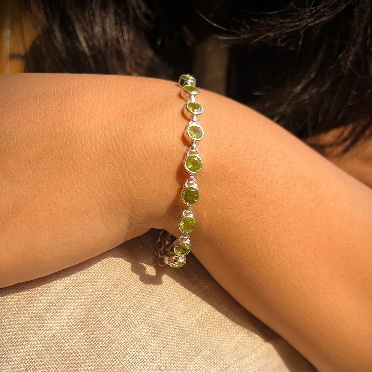 Firm Peridot Bracelet