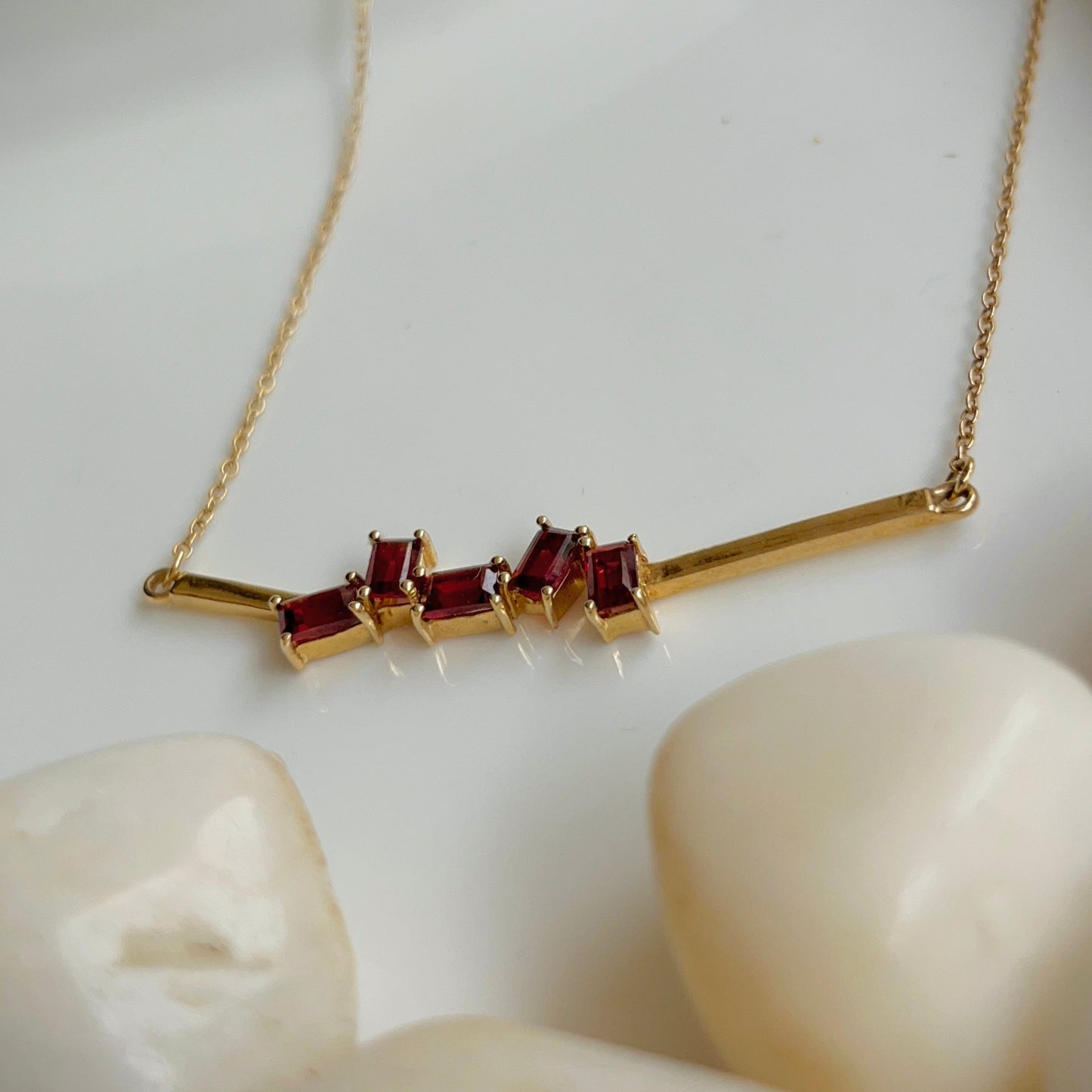 Abstract Pendant with Chain