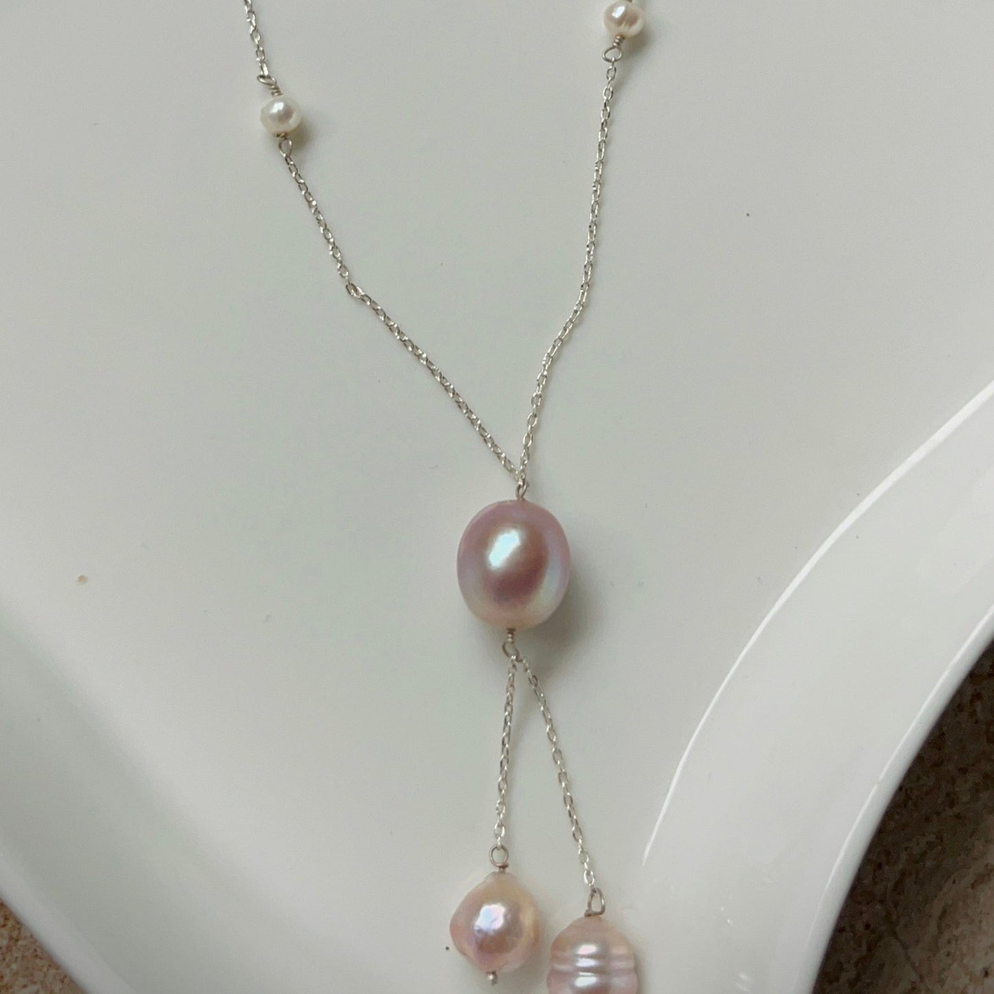 Whisper Pearl Pendant with chain