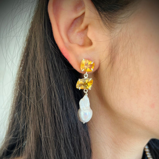 Swarn Pearl Drop Earring