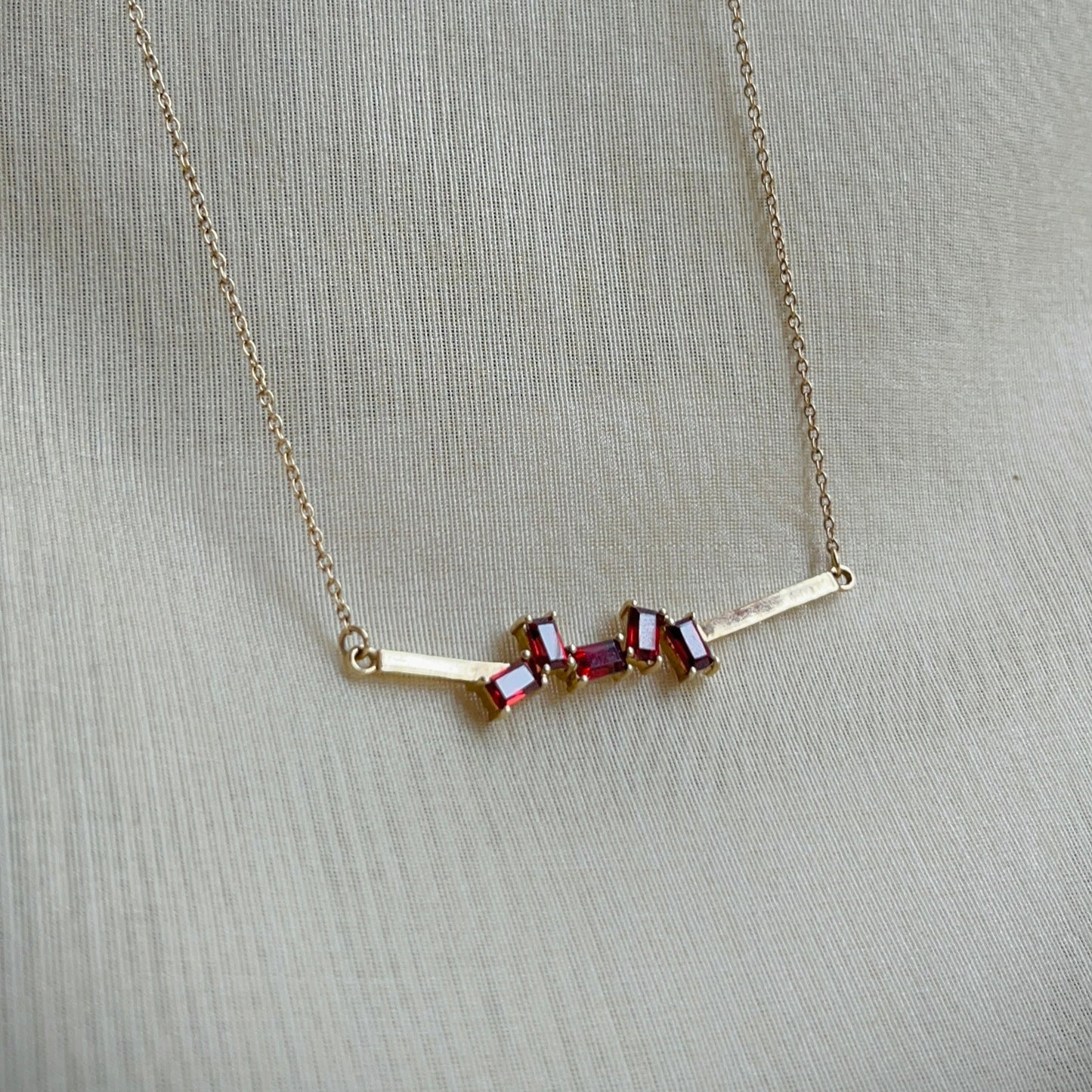 Abstract Pendant with Chain