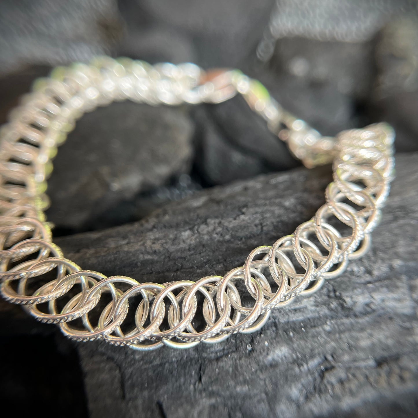 Real Men Silver Bracelet