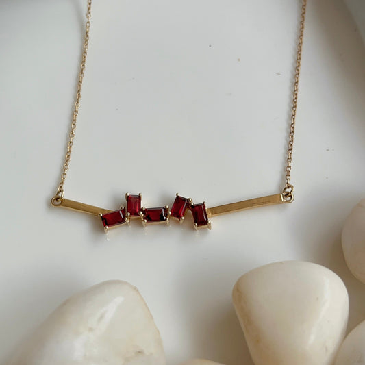 Abstract Pendant with Chain