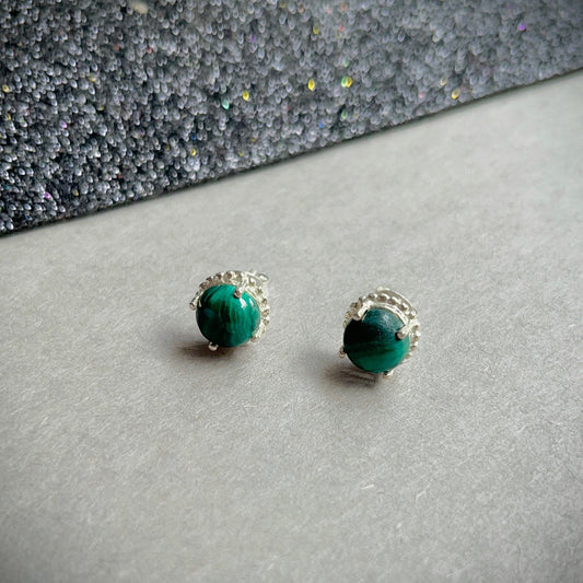 Timeless Malachite Earring
