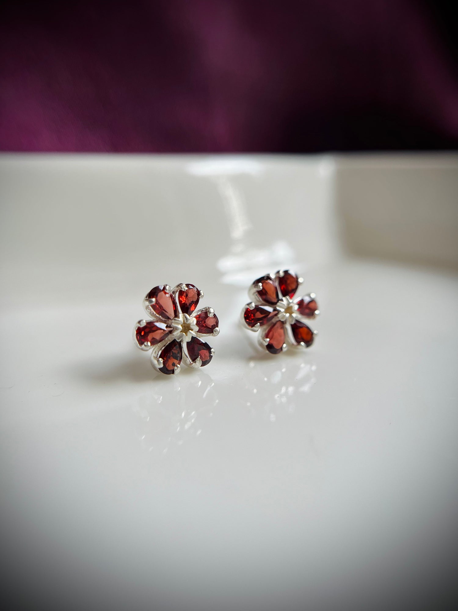 Shop exclusive pieces made with fine natural garnet, representing royalty &amp; charm&nbsp;