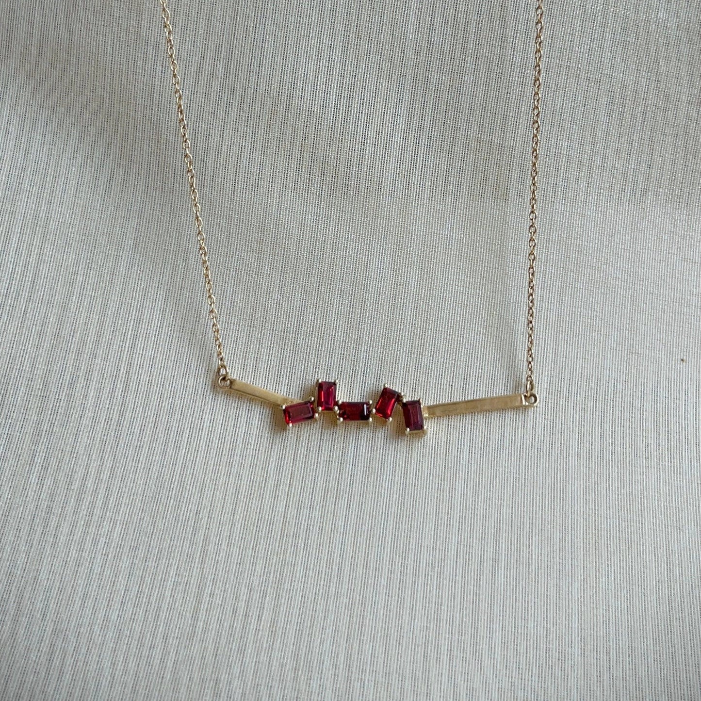 Abstract Pendant with Chain