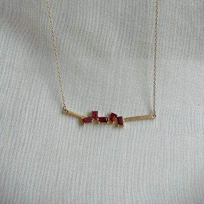 Abstract Pendant with Chain