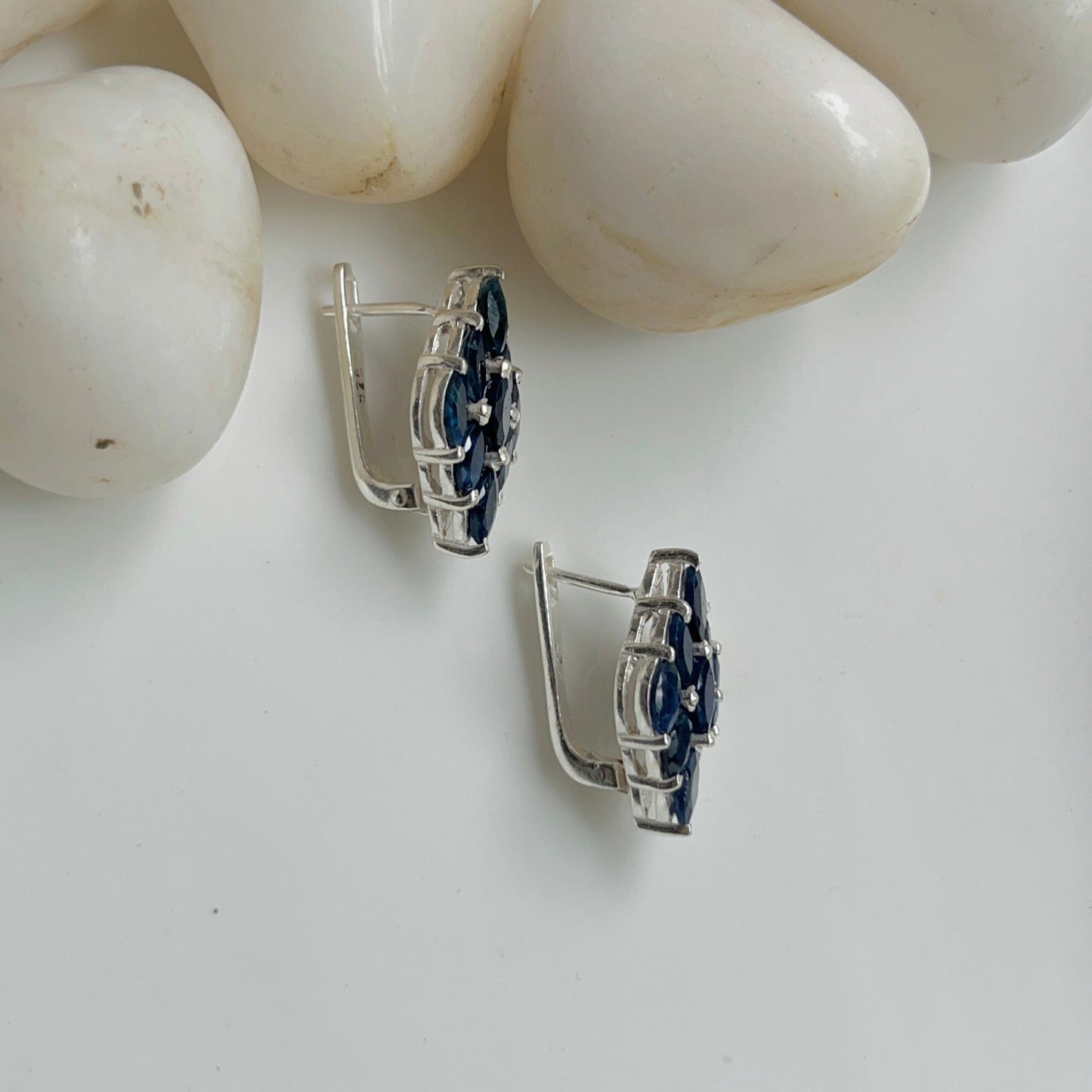 Shasha Blue Sapphire Earring
