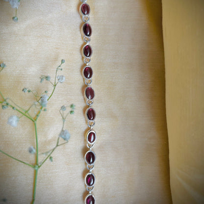 Garnet Stream Bracelet