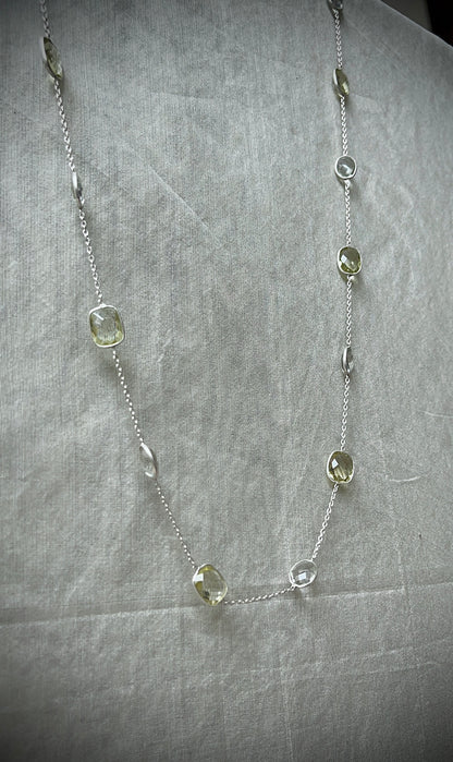 Timeless Quartz Long Chain