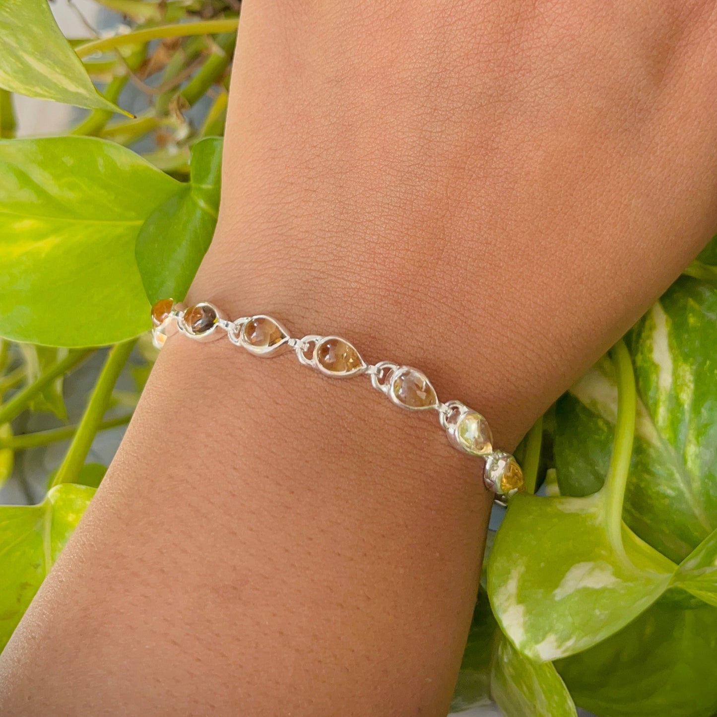 Teardrop Citrine Bracelet