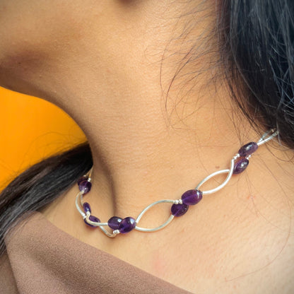 Amara Amethyst Necklace Set