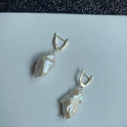 Mega Baroque Pearl Earring