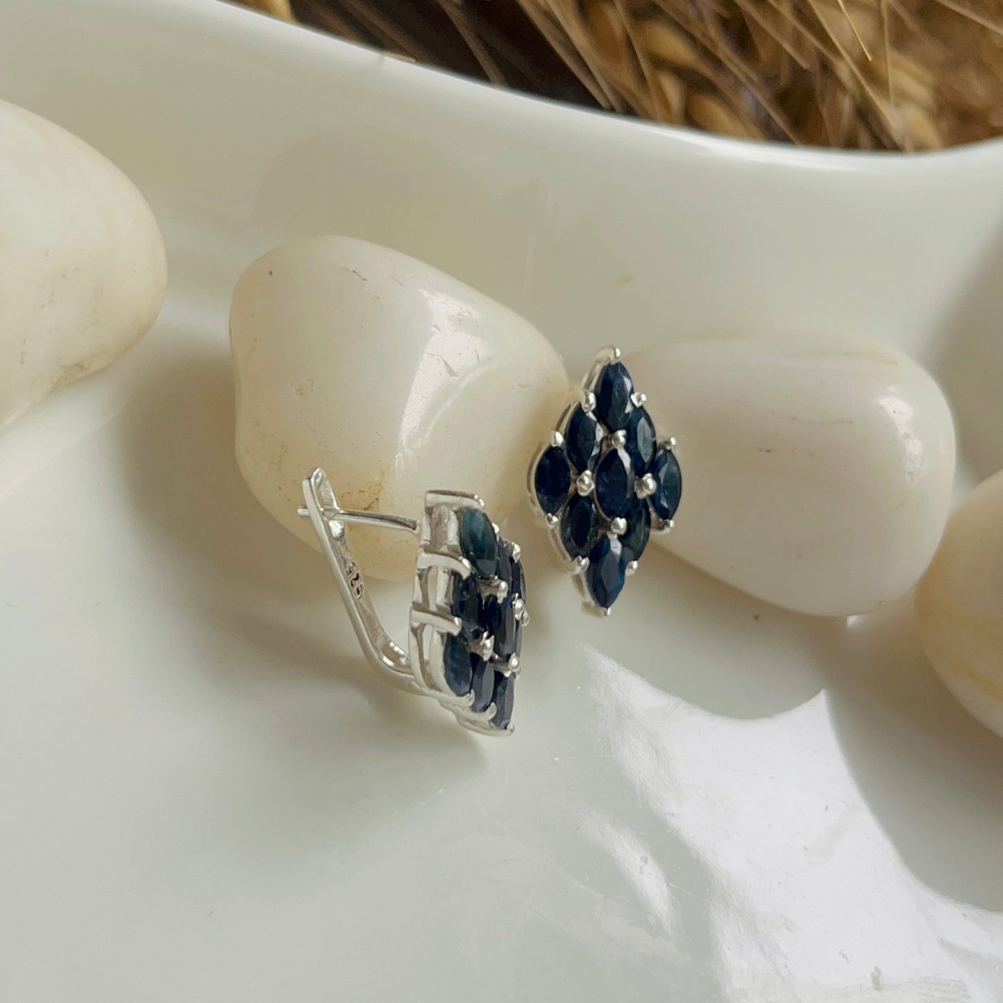 Shasha Blue Sapphire Earring