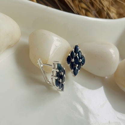 Shasha Blue Sapphire Earring