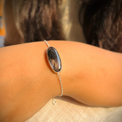 Sagenitic Quartz Bracelet