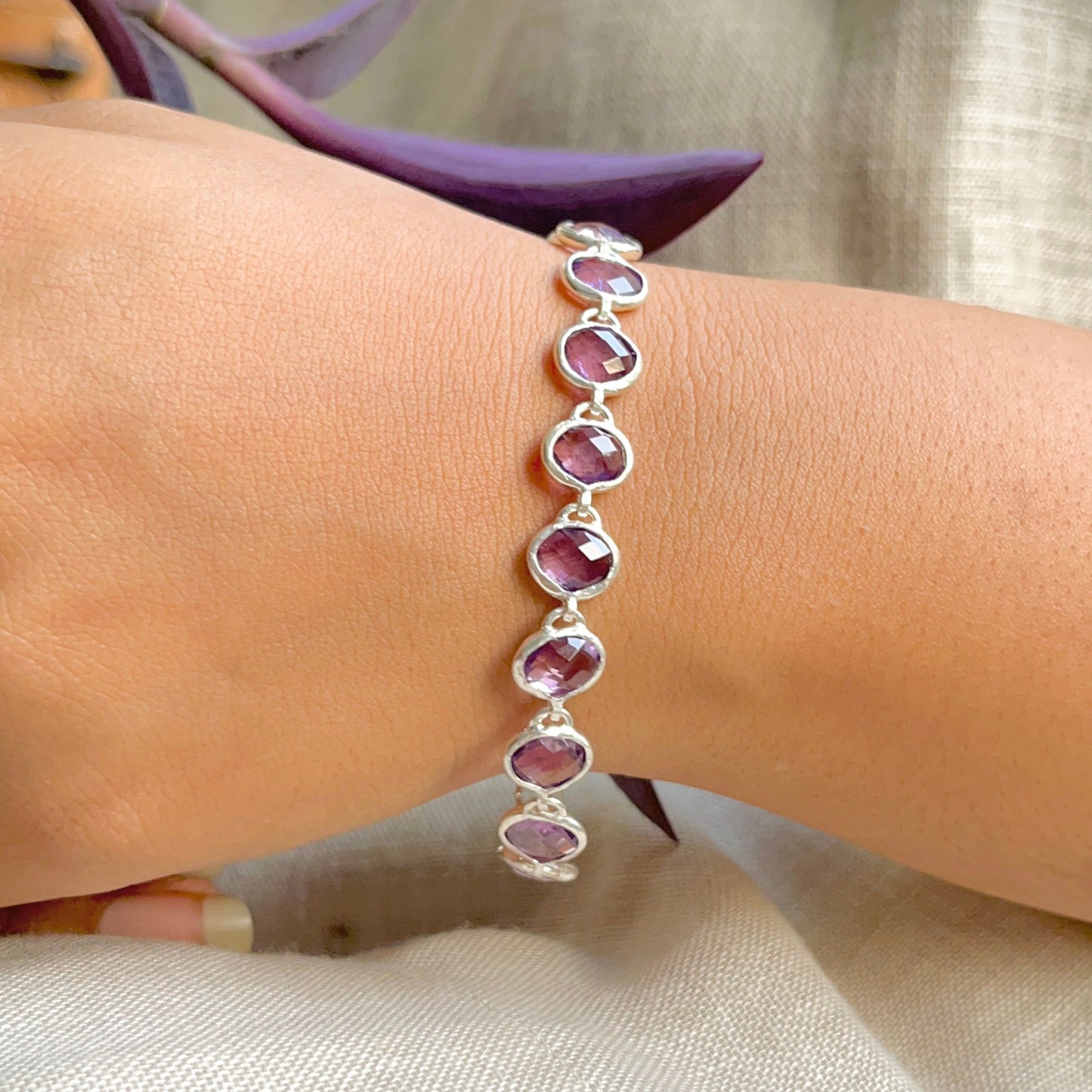 Amor Amethyst Bracelet