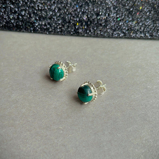 Timeless Malachite Earring