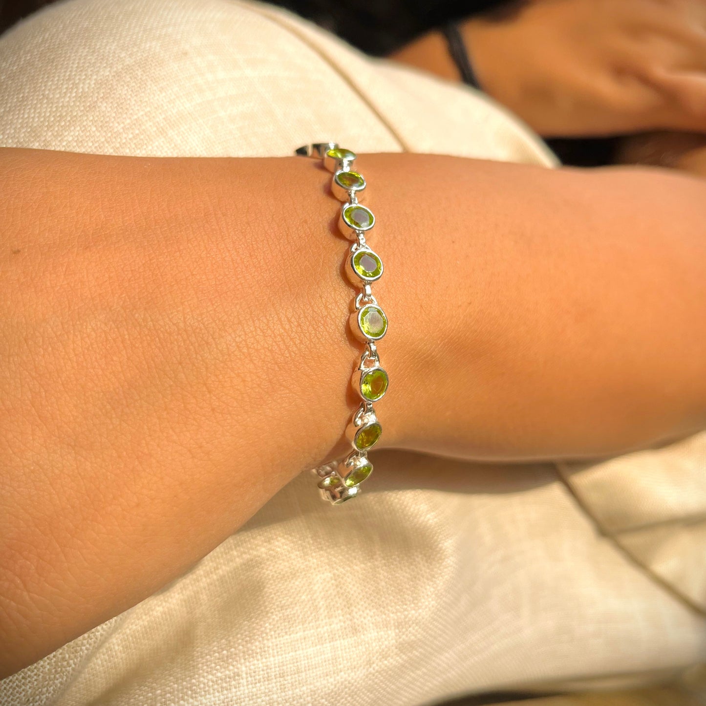 Firm Peridot Bracelet
