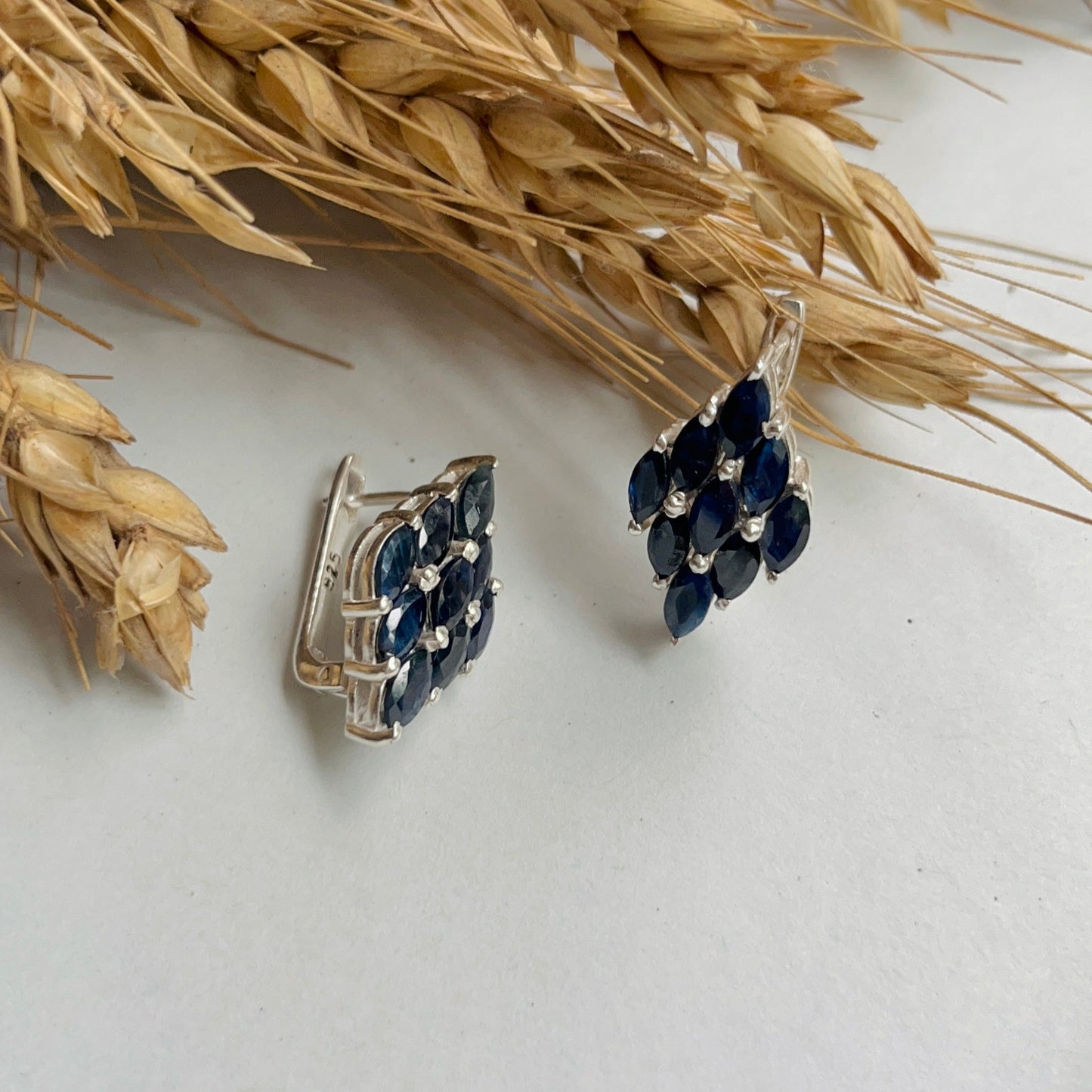 Shasha Blue Sapphire Earring