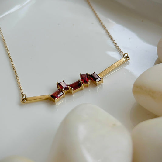 Abstract Pendant with Chain
