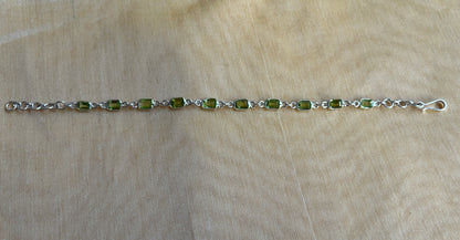 Peridot Tennis Bracelet