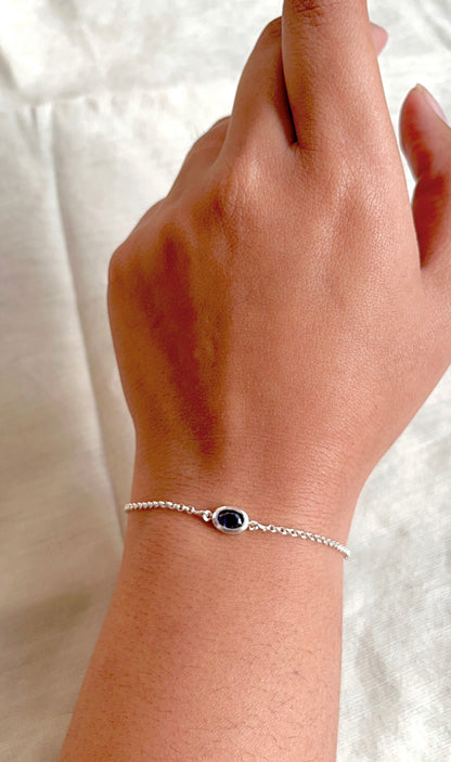 Everyday Iolite  Bracelet