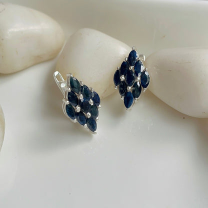 Shasha Blue Sapphire Earring