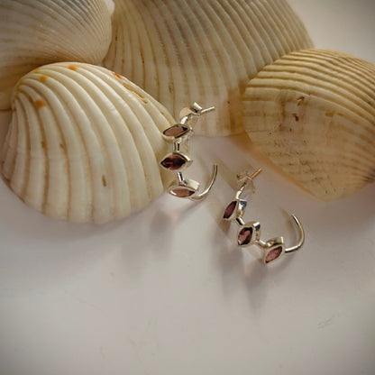 Garnet Marquise Huggies