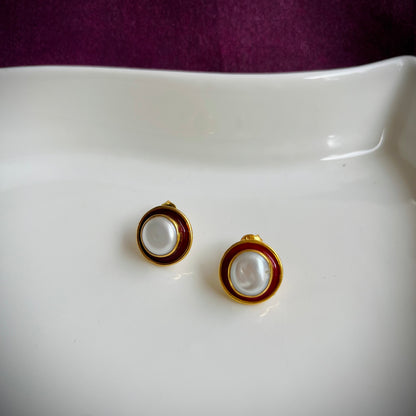 Surkh Moti Earring
