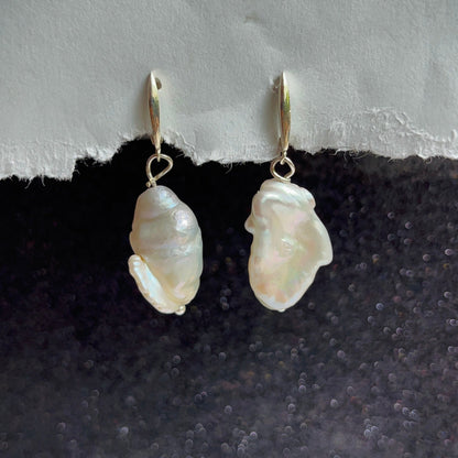 Mega Baroque Pearl Earring