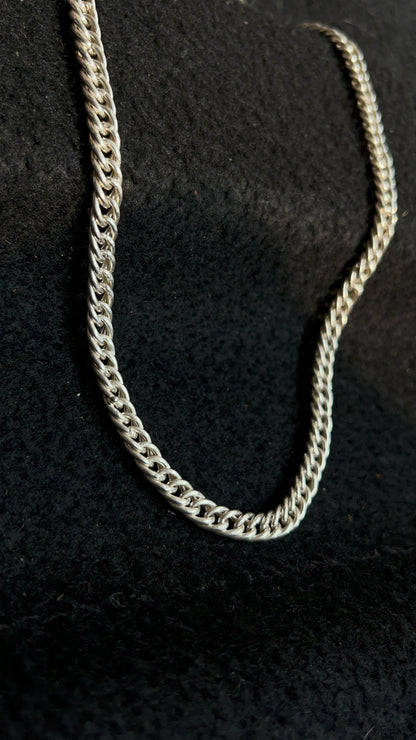 Cub Curb Silver Chain