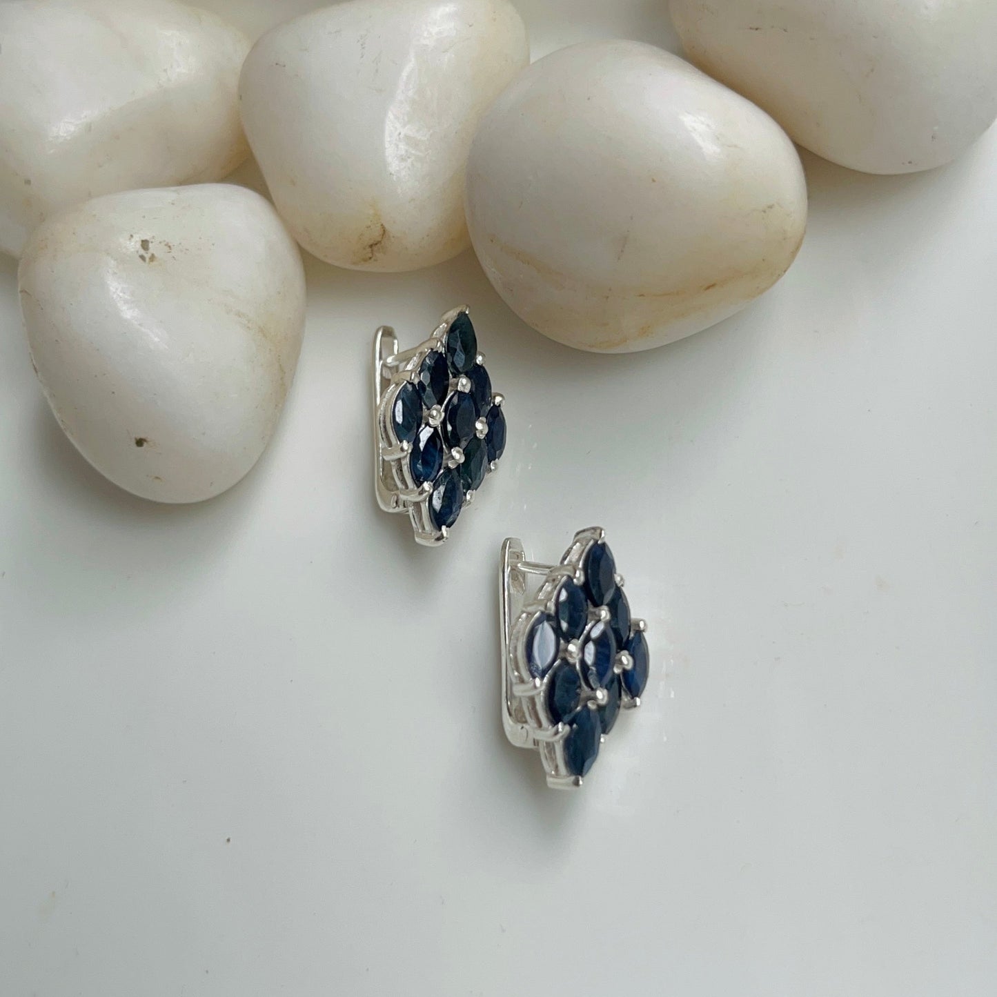 Shasha Blue Sapphire Earring