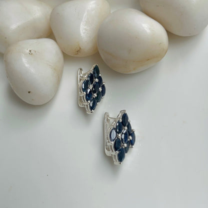 Shasha Blue Sapphire Earring