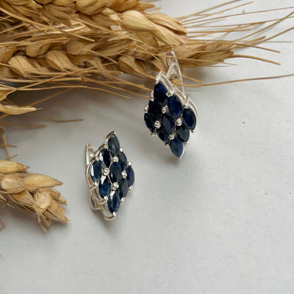 Shasha Blue Sapphire Earring