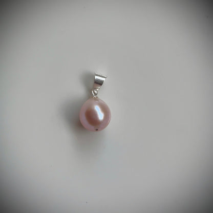 Soft Lavender Pearl Pendant