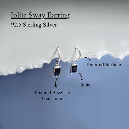 Iolite Sway Earring