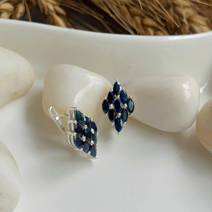 Shasha Blue Sapphire Earring