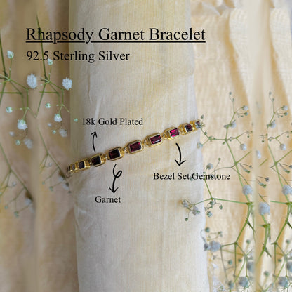Rhapsody Garnet Bracelet