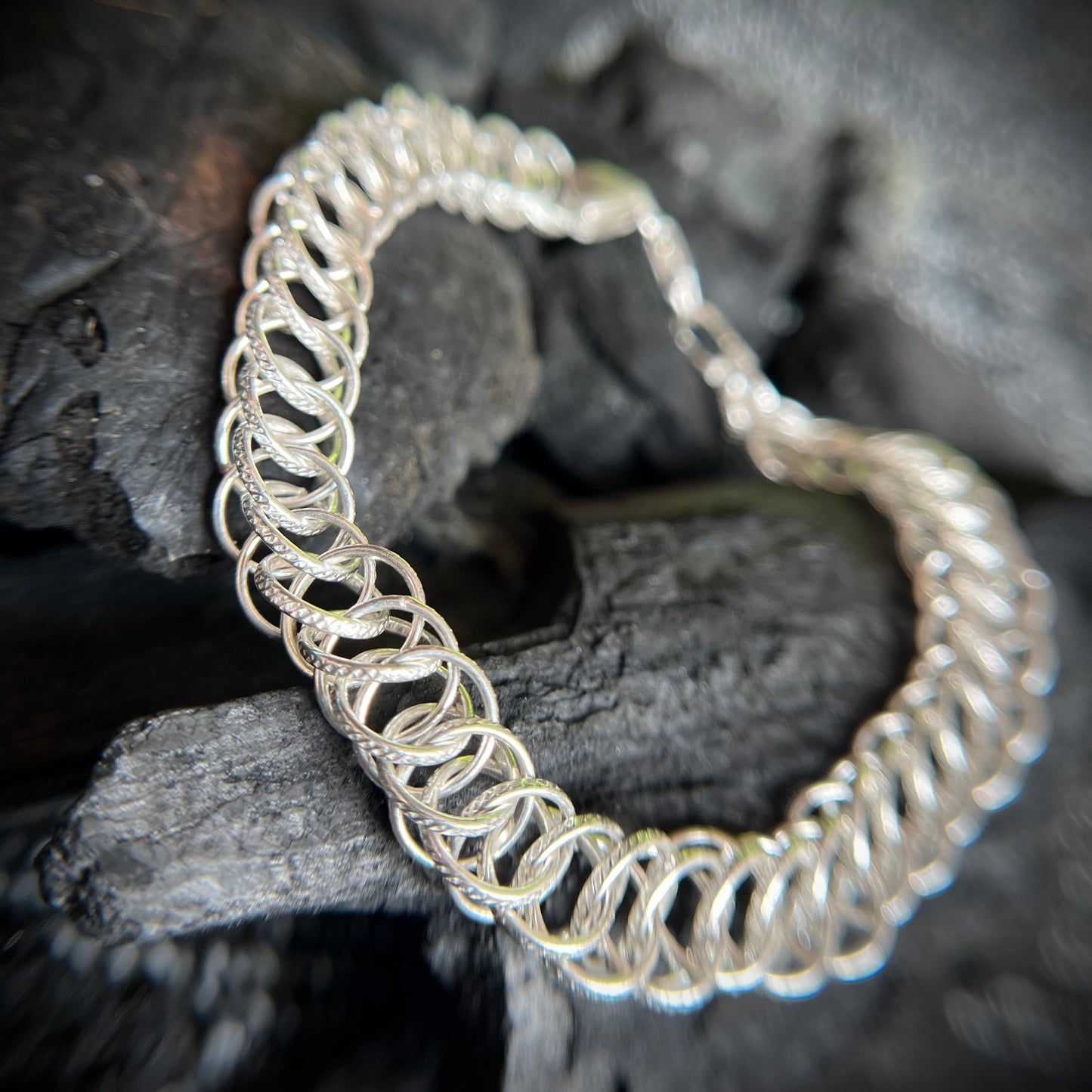 Real Men Silver Bracelet