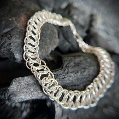 Real Men Silver Bracelet